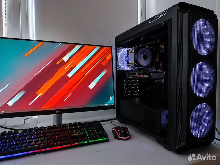 Игровой пк 10 ядер + RX5600 XT