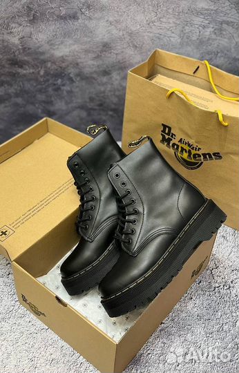 Dr martens ботинки матовая кожа