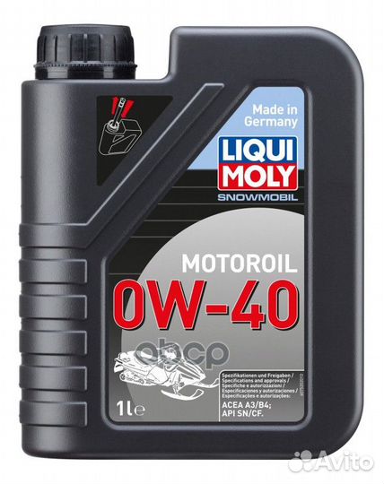 LiquiMoly 0W40 Snowmobil Motoroil (1L) синт.мас