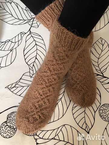 Вязаные носки (верблюжья шерсть)