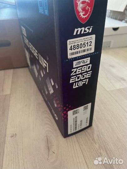 Материнская плата MSI MPG Z690 edge wifi DDR5