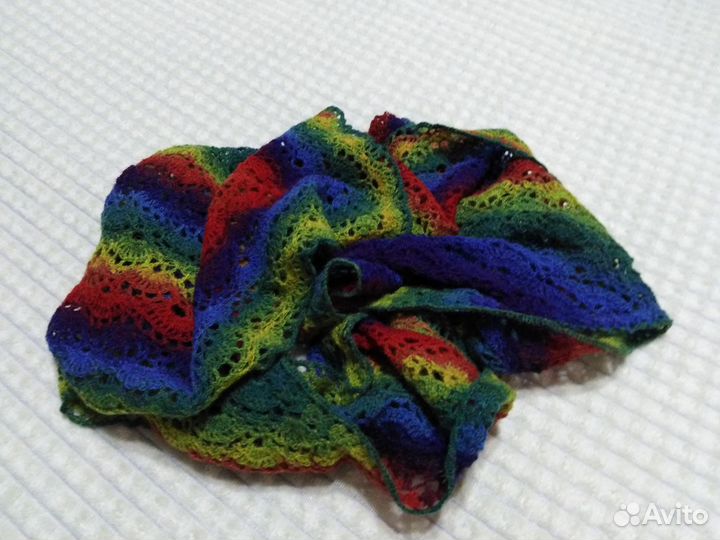 Новая шаль из латвийской шерсти лимбажу