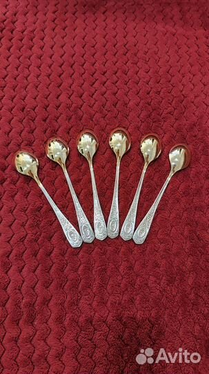 Набор чайных ложек мельхиор Кольчугино СССР