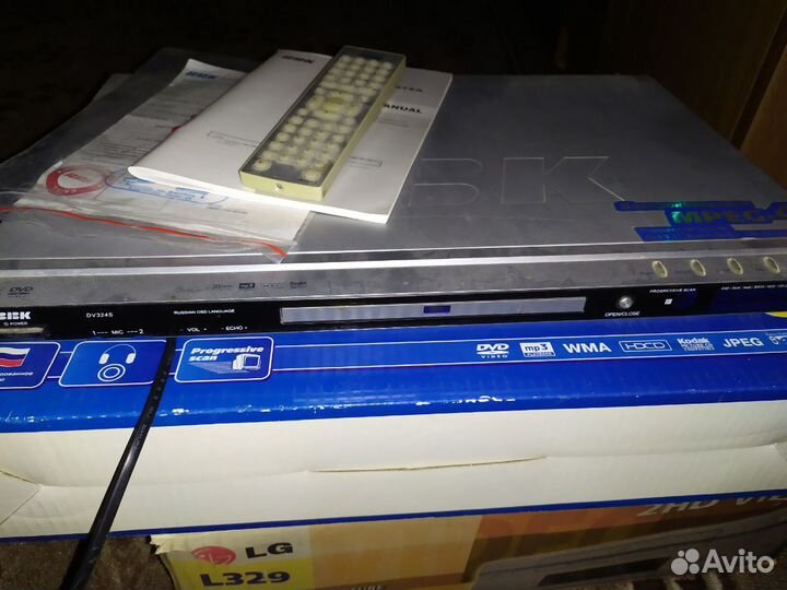 DVD плеер BBK DV324S