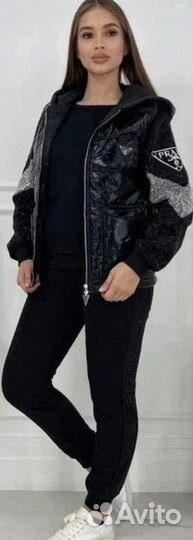 Куртка жилет штаны женская одежда