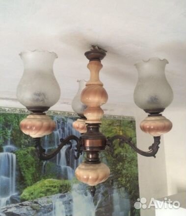 Люстра Винтаж потолочная. Югославия