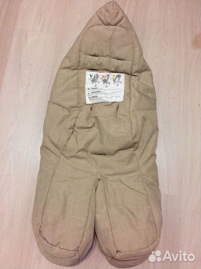 Stokke footmuff beige melange