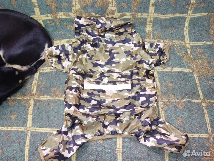 Комбинезон дождевик для собаки