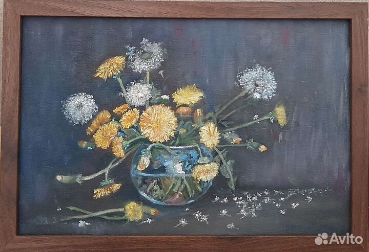 Букет из одуванчиков