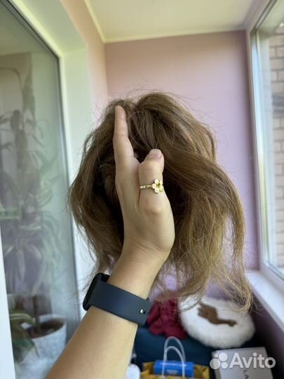 Волосы хвост на крабе