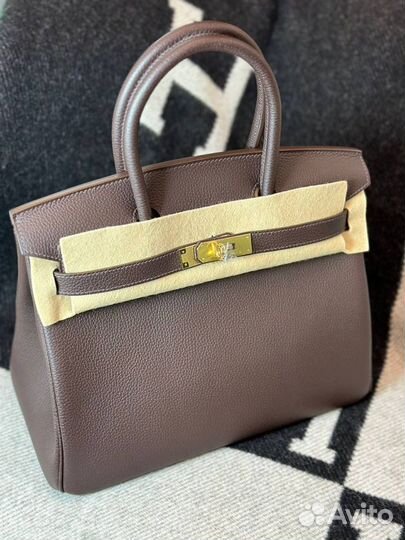 Сумка hermes birkin 30 шоколадная