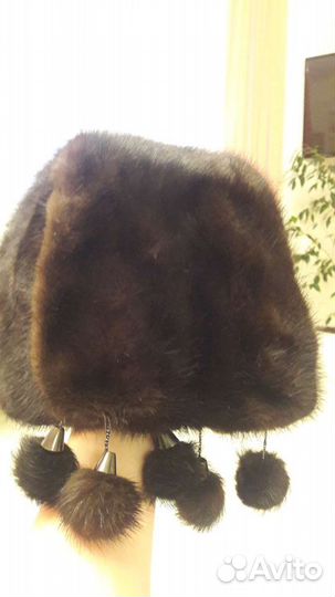 Шапка норковая женская