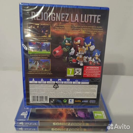 Игра для PS4 PS5 Sonic Forces