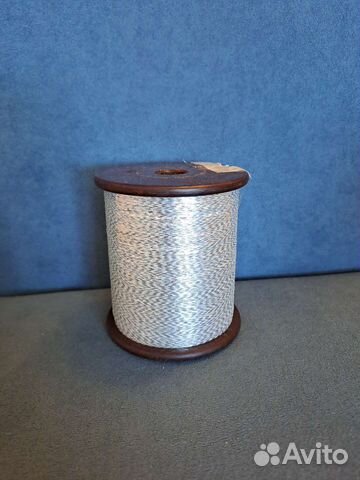 Люрекс серебро катушка