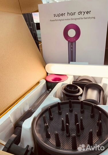 Фен для волос Dyson Super Hair Dryer Premium