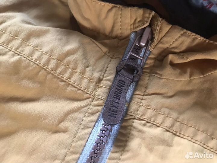 Ветровка Next 86 см, с шапкой, как новая, 12-18 ме