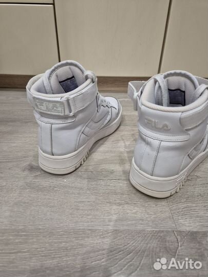 Кроссовки мужские fila FX-100 Mid (белые)