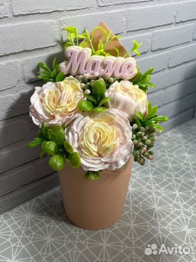 Букет из мыла