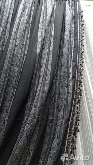 Шторы тафта эмираты, тюль сетка escardin