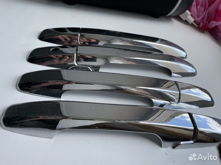 Хромированные накладки на ручки дверей Civic 4d