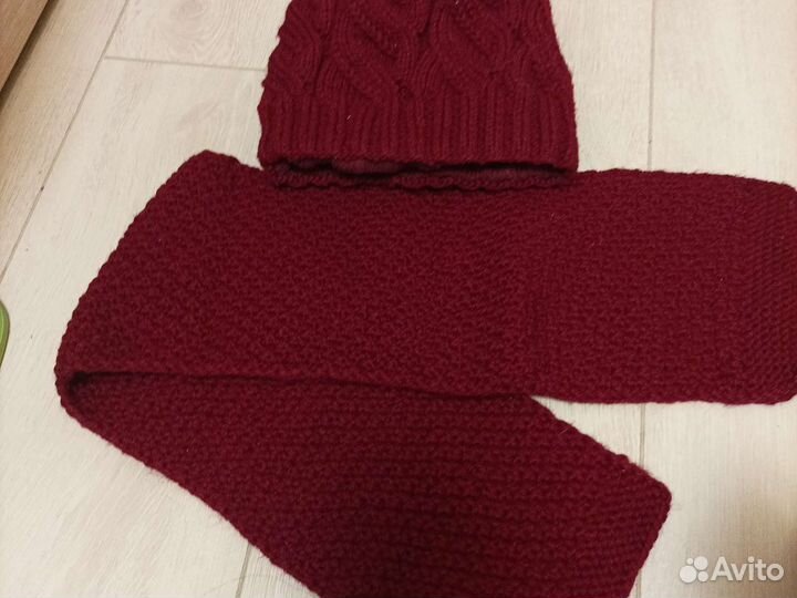 Комплект шапка и шарф