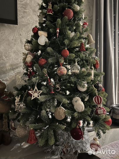 Ель искусственная литая бу