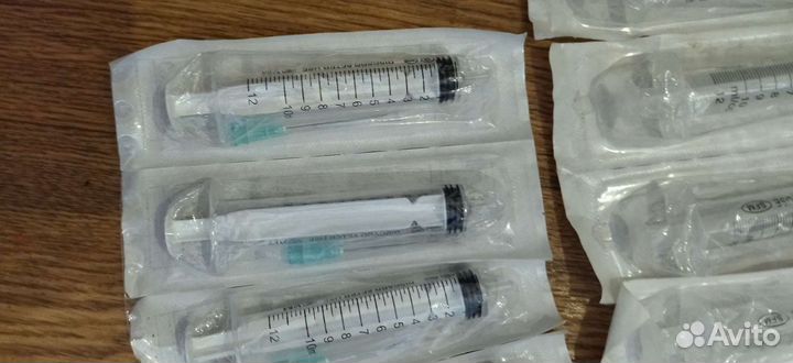 Шприц одноразовый 10 мл