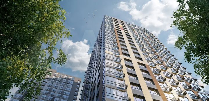 2-к. квартира, 42,6 м², 18/25 эт.