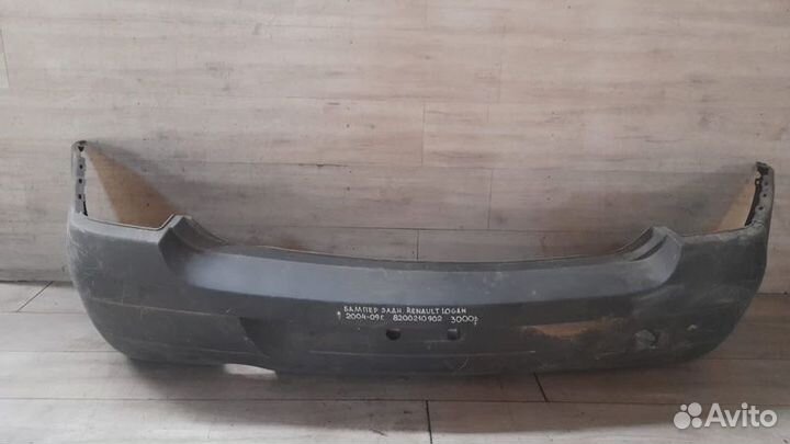Бампер задний Renault Logan 1 С 2004 По 2009 Год