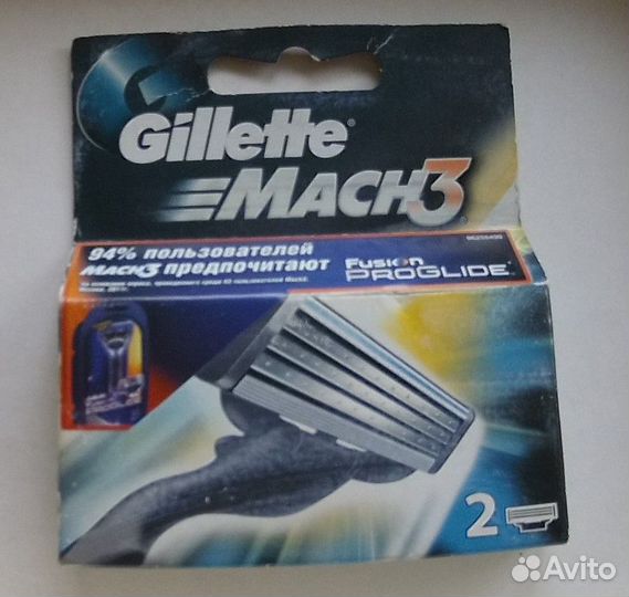 Лезвия для бритья Gillette Mach3 Fusion proglade