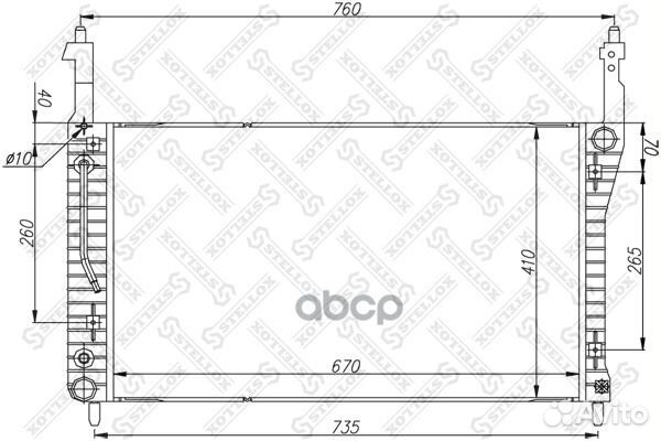 10-26059-SX радиатор системы охлаждения АКПП O