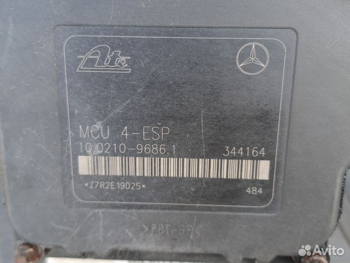 Блок абс, мерседес мл 400cdi, w163