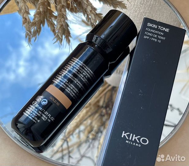 Kiko milano тональный флюид #gold 50