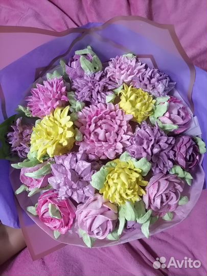 Зефирные цветы