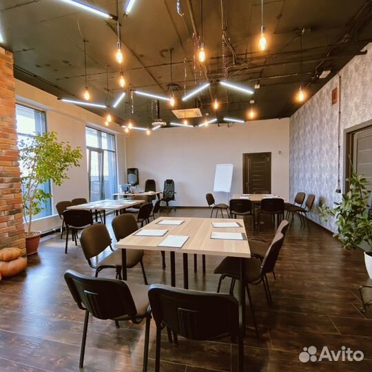 Почасовая вренда зала 80 кв.м Лофт, центр