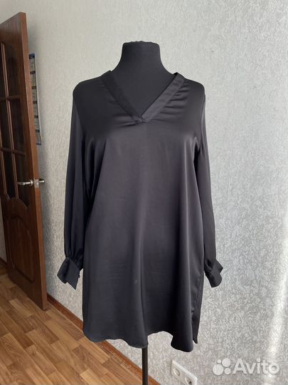 Вечернее шелковое платье