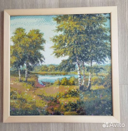 Картина алмазная вышивка 45х45