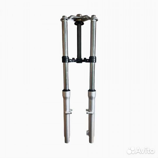 Вилка передняя телескопическая на мопед Альфа, Дельта, Zodiak (d-27мм)