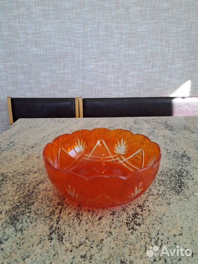 Салатник стекло, хрусталь СССР