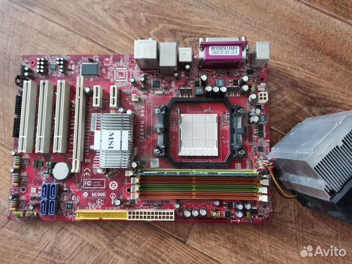 Материнская плата K9N NEO- F V2 + озу 1 гиг