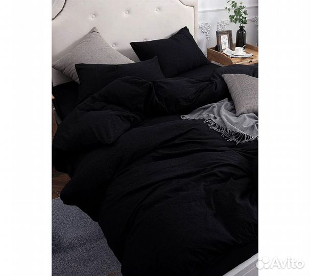 Постельное белье GoodNight Сатин Делюкс евро (с на