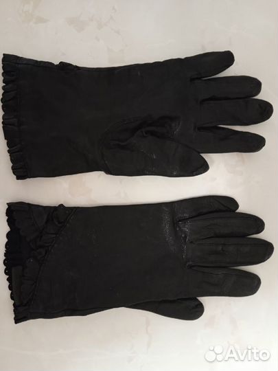 Перчатки женские кожаные 6,5