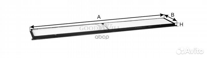 Фильтр салона BMW E87/E90 AG 456 CF Goodwill