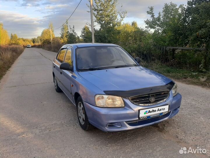 Hyundai Accent 1.5 МТ, 2004, 294 865 км