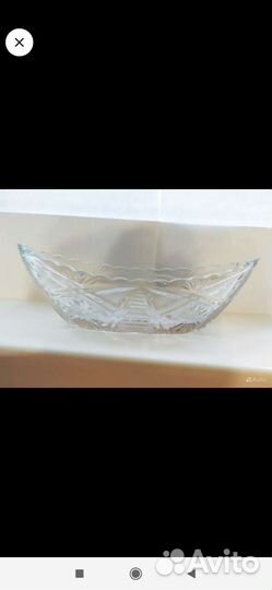 Вазы конфетницы хрустальные СССР