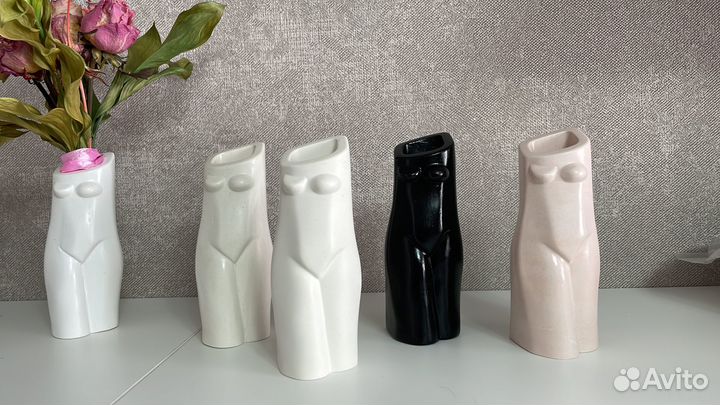 Ваза, органайзер, кашпо, гипсовое изделие