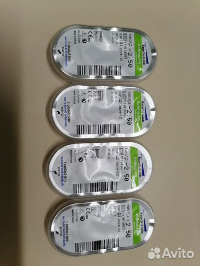 Линзы контактные 3мес. И раствор для линз