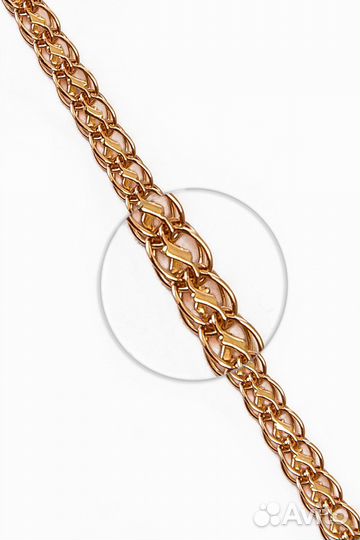 Золотой браслет Фирменный, полновесный, замок коробочка, длина 19 см, вес 3,71г