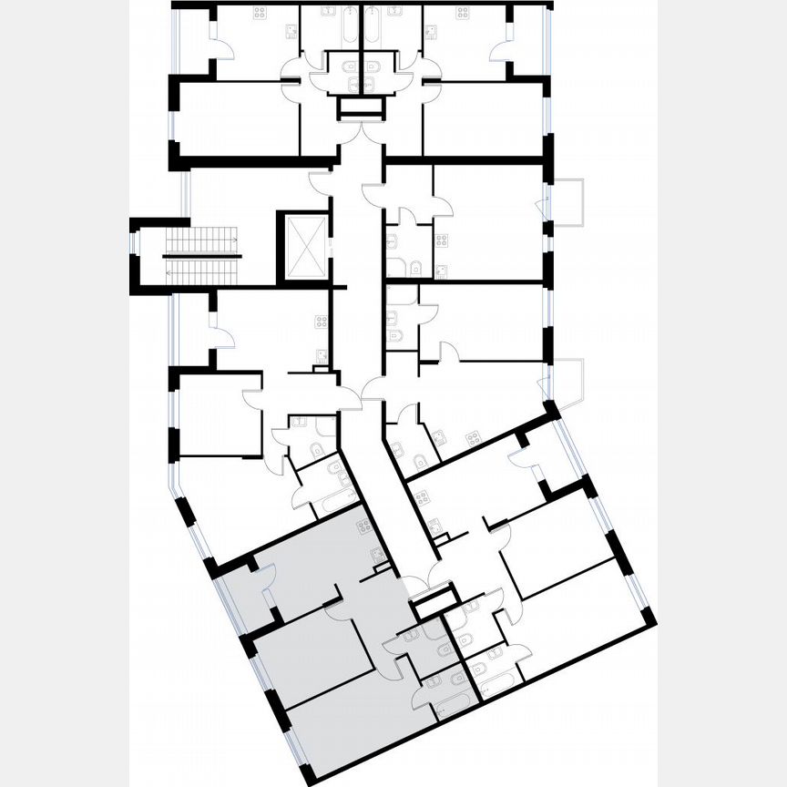 3-к. квартира, 57,1 м², 3/3 эт.