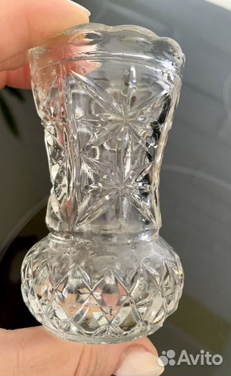 Вазочка мини(стекло) винтаж